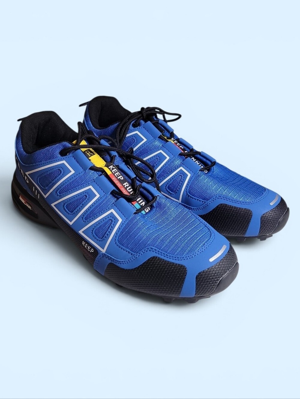 Keep Runnung Blue "Speed III" Athletic Trail Shoe